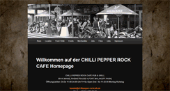 Desktop Screenshot of chillipepper-rockcafe.de